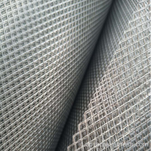 Mesh metallico espanso appiattito galvanizzato 40mmx10mm